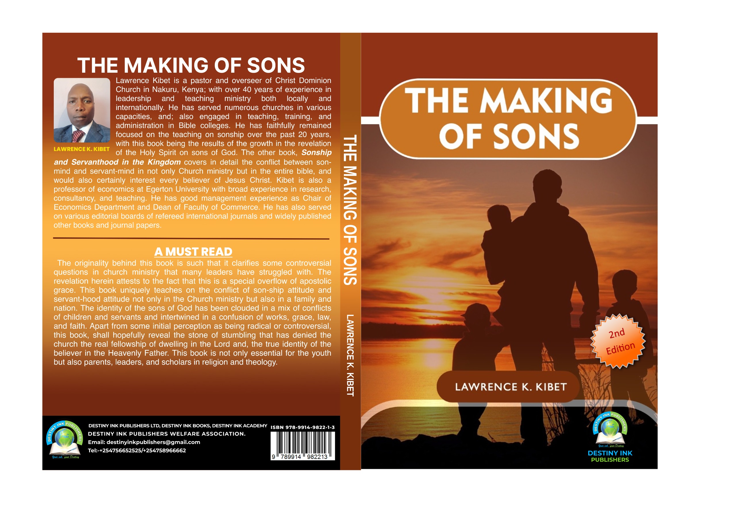 MAKING OF SONS book by LAWRENCE K. KIBET